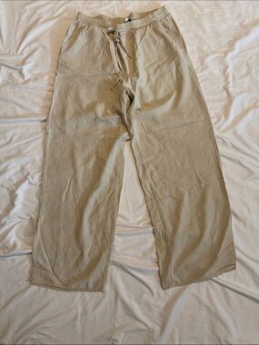 Men's Drawstring Casual Pants in Beige